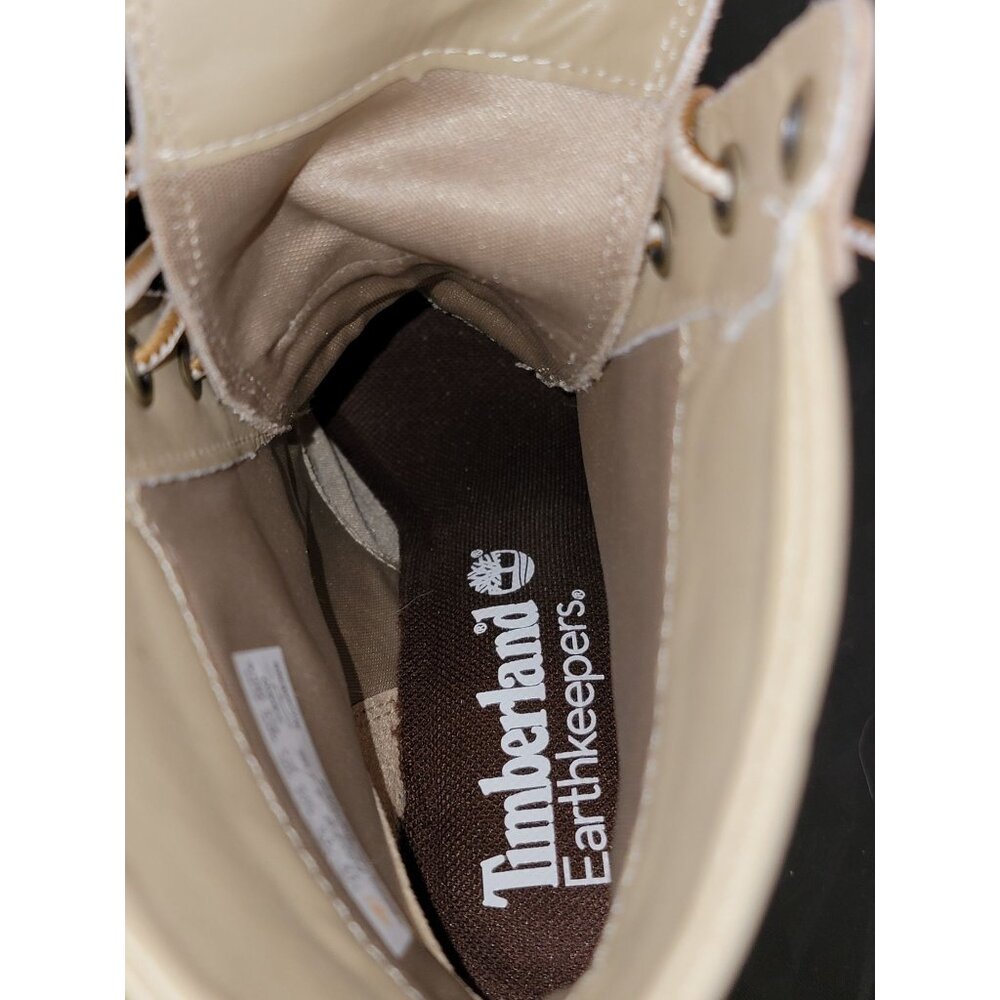 Timberland Womens Heeled Lace-Up Boots Tan Leather - Picture 11 of 11